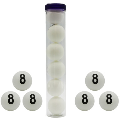 Skaitmeninis stalo teniso kamuoliukas, 6 vnt., keičiamas stalo teniso kamuoliukas, 3 žvaigždučių standartinis stalo teniso kamuoliukas, skirtas patalpoms / lauke