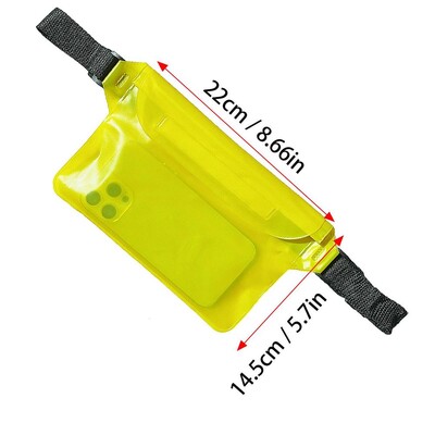 Veekindel kuivkoti kott telefonikoti jaoks Reguleeritava vöörihmaga õlakottide veealune ümbris rannas ujumise veespordi jaoks