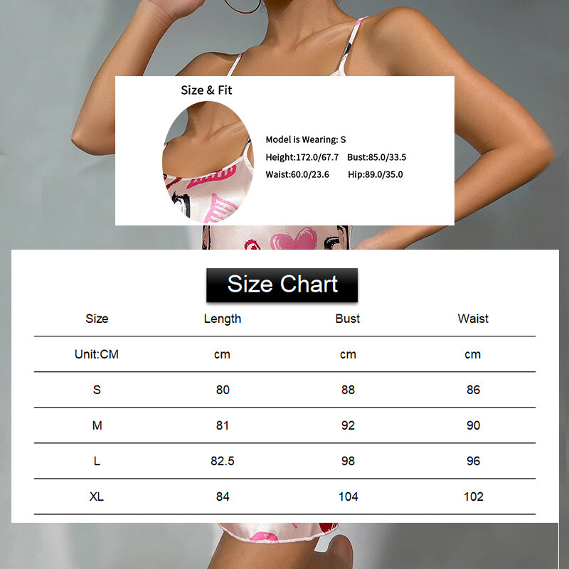 Sieviešu Sexy Sling Naktskrekls Sieviešu seksīga apakšveļa Zīda satīna guļamveļa Ziedu krāsas naktsveļa Mājas apģērba Mini kleita