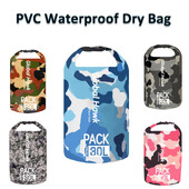 2L/5L/10L/20L/30L PVC, vandeniui atsparus sausas krepšys, sulankstomas lauke sportinis plaustais, plaukiojimas valtimis, nešiojamas kamufliažinis maišelis