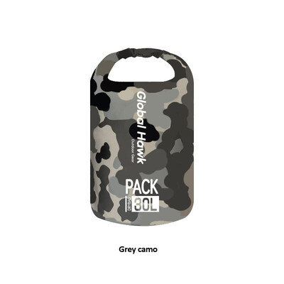 2L/5L/10L/20L/30L PVC, vandeniui atsparus sausas krepšys, sulankstomas lauke sportinis plaustais, plaukiojimas valtimis, nešiojamas kamufliažinis maišelis