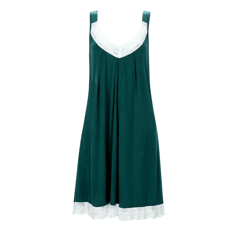 Naiste pesu Pitsrihm Kamisole Seksikas Vaba aeg Mugav Öösärk Magamiskleit Puuvillane magamisriided Ööriided Kodu Colthes 속옷