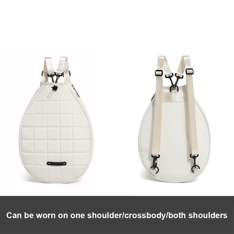 Teniso rakečių nešiojimo krepšys, atsparus vandeniui, nešiojamas badmintono rakečių krepšys, užsegamas užtrauktuku Teniso rakečių krepšys, skirtas moterims, vyrams