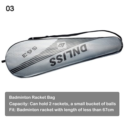 Sulgpallitarvikud Paks sulgpallireketi kott Oxford kaasaskantav reket kaitsev kate Reket kandekott Sulgpallireket