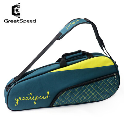 Greatspeed, 3 bucăți, rachetă de tenis, badminton, un pachet de umăr, bărbați, femei, genți simple pentru rachete