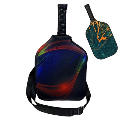 Tennis Sling seljakott Rind õlakott Veekindel tropp Crossbody Veekindel tennisekott Tennis Paddle Squash Sling