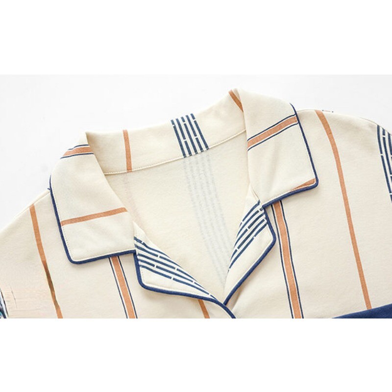 Puhast puuvillast pidžaama naiste kevad-sügis salongiriided õhukesed triibud öösärgid armsad printsessi stiilis magamisriided suvised seksikad magamissärgid