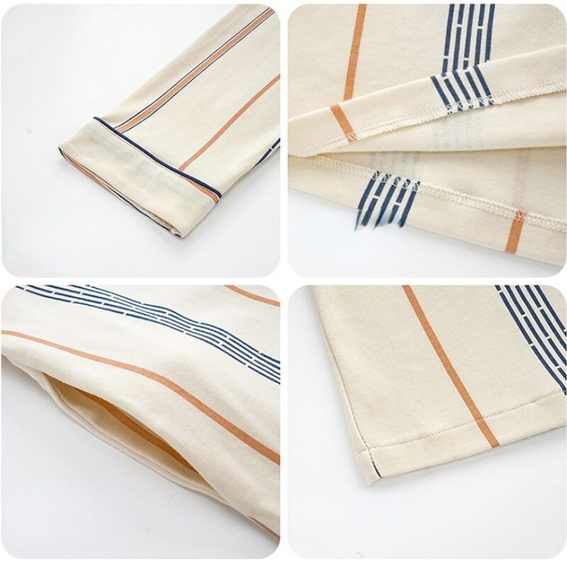 Puhast puuvillast pidžaama naiste kevad-sügis salongiriided õhukesed triibud öösärgid armsad printsessi stiilis magamisriided suvised seksikad magamissärgid