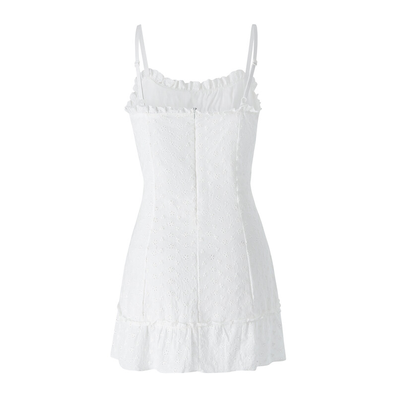 Moteriškas berankovis spagečių dirželis, surišamas priekyje su raukšlėmis trumpa suknelė Naktiniai drabužiai, berankoviai, pižamos naktiniai marškiniai