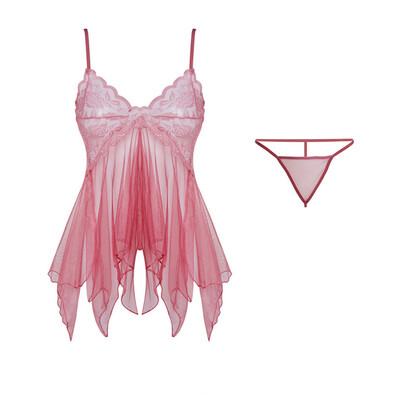 Seksīgs mājas apģērbs Sieviešu guļamveļa, siksperi, naktskrekls, mežģīņu volāns, apakšveļa, nakts kleita, dziļa v krūšturis, pidžamas apakšveļa