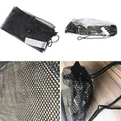 Sukeldumisnööriga võrkkott Sukeldumisvõrkkott turvalise nöörikinnitusega vee all snorgeldamiseks sukeldumiseks