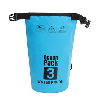 3L αδιάβροχη Dry Bag Pack Σάκκος Κολύμβησης Rafting Καγιάκ River Trekking Πλωτό Ιστιοπλοΐα Κανό Βαρκάδα Water bag