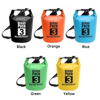 3L αδιάβροχη Dry Bag Pack Σάκκος Κολύμβησης Rafting Καγιάκ River Trekking Πλωτό Ιστιοπλοΐα Κανό Βαρκάδα Water bag