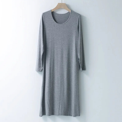 Modal női hálóruha hosszú ujjú ruha bő hálóing nyári fehérnemű fehérnemű otthoni ruha alapszoknya