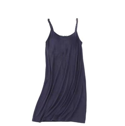 Fdfklak Nuisett Sexy Sling Naiste öösärk Lühike õhuke kleit Naistele Modaalpuuvillane magamisriided Rinnahoidja Polsterdatud Öörõivad Öösärk