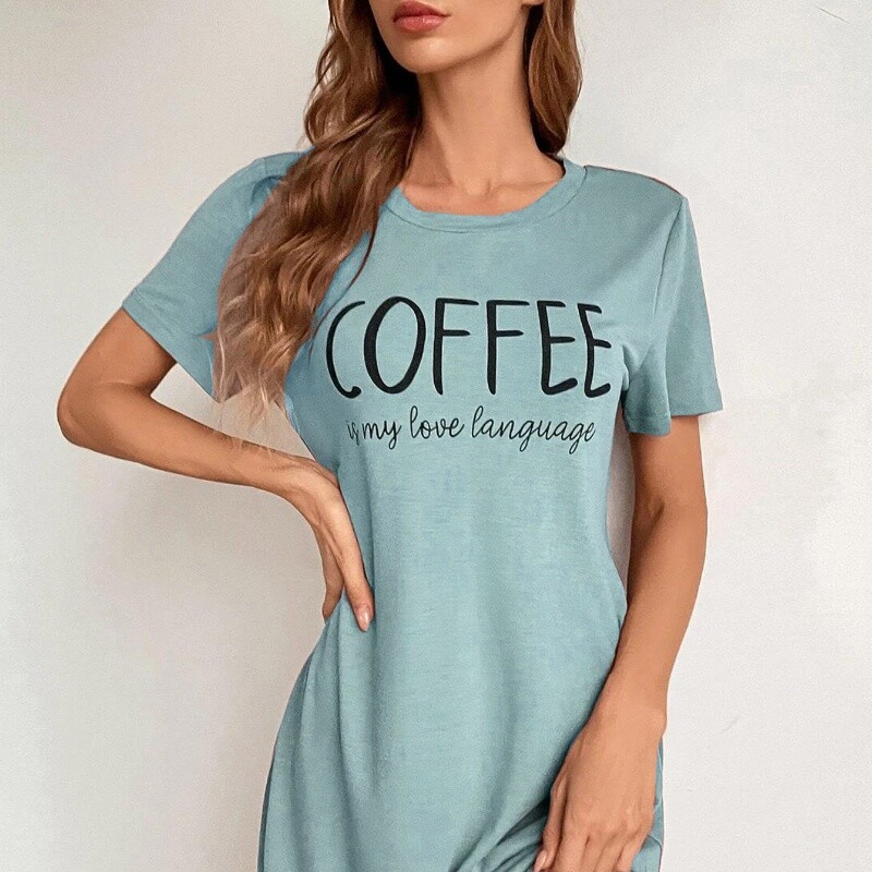 Milk Šilko naktiniai marškinėliai Moteriški naktiniai marškinėliai trumpomis rankovėmis Animaciniai naktiniai marškinėliai Saldus laisvalaikis miegui Pižamos miegui