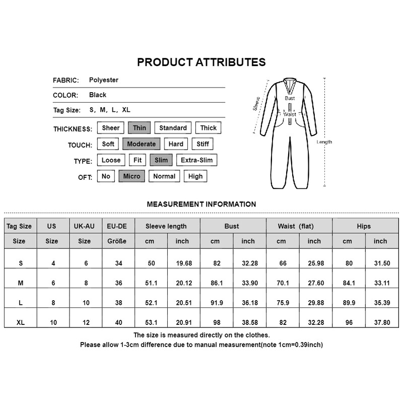 Seksikas Hollow Out Party Night Jumpsuit Moodne must Elegantne Jumpsuit Säravad Olkaimeta Pikkade Varrukatega Kitsad Jumpsuits