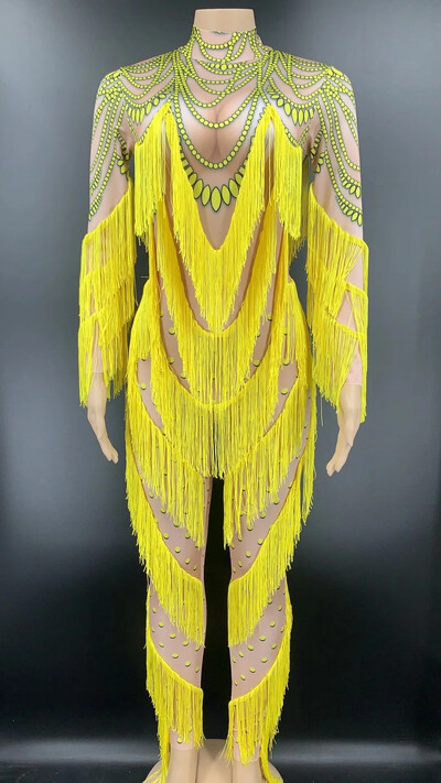 Seksualūs moteriški šliaužtinukai deimantas Blizgūs kutai, tamprūs, aptempti kombinezonai vakarėlis Baras naktinis klubas DJ dainininkės scenos drabužiai