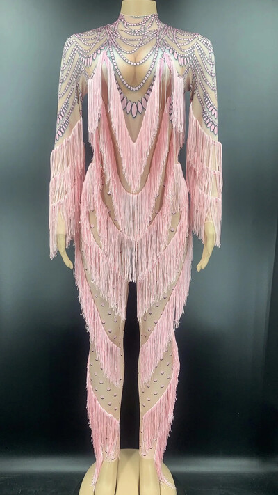 Seksualūs moteriški šliaužtinukai deimantas Blizgūs kutai, tamprūs, aptempti kombinezonai vakarėlis Baras naktinis klubas DJ dainininkės scenos drabužiai