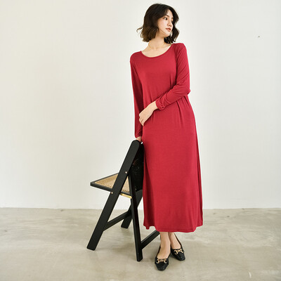 Fdfklak Temperament Nauji medvilniniai miego drabužiai naktinė suknelė, moteriška pavasario rudens naktinukai ilgomis rankovėmis, lauke dėvėti moteriški naktiniai marškinėliai