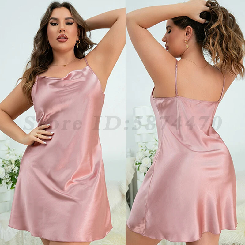 Suur 5XL öösärk magamisriided Seksikas seljata spagetirihmaga öösärk Naiste vabaaja vaba kodukandmine suvine minipesu