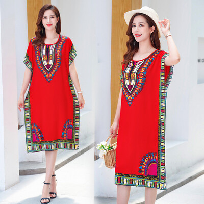 Fdfklak keskmise pikkusega etnilise stiiliga öösärk Ranna varrukateta suvised öösärgid Naiste magamisriided Öösärk avar emakleit