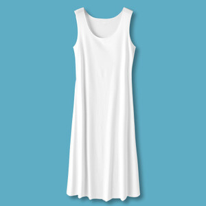 XL-5XL Plus Size Modaalne puuvillane öösärk Naiste suveõhtu kleit Varrukateta Sling Vest Naiste öösärk