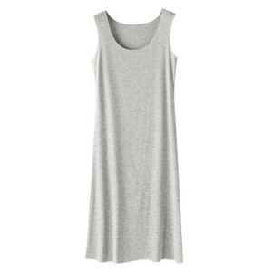 XL-5XL Plus Size Modaalne puuvillane öösärk Naiste suveõhtu kleit Varrukateta Sling Vest Naiste öösärk
