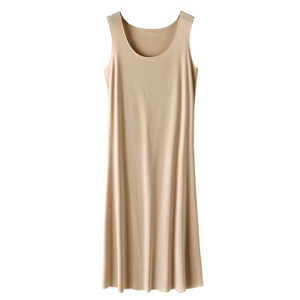 XL-5XL Plus Size Modaalne puuvillane öösärk Naiste suveõhtu kleit Varrukateta Sling Vest Naiste öösärk