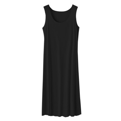 XL-5XL Plus Size Modaalne puuvillane öösärk Naiste suveõhtu kleit Varrukateta Sling Vest Naiste öösärk