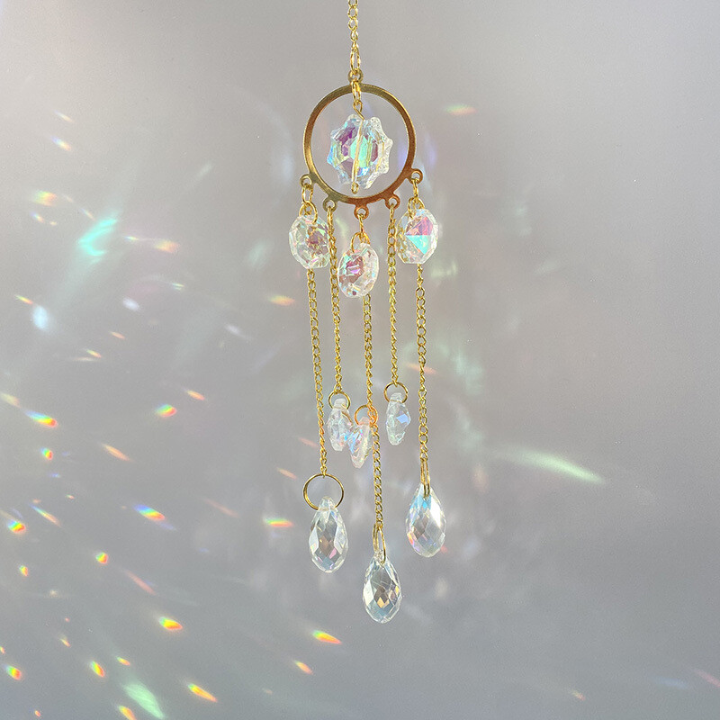 Tarpvalstybinis saulės gaudiklis tuščiaviduris pakabukas langų dekoravimas saulės gaudyklė sodo šviesų kolekcija ornamentai krištolas