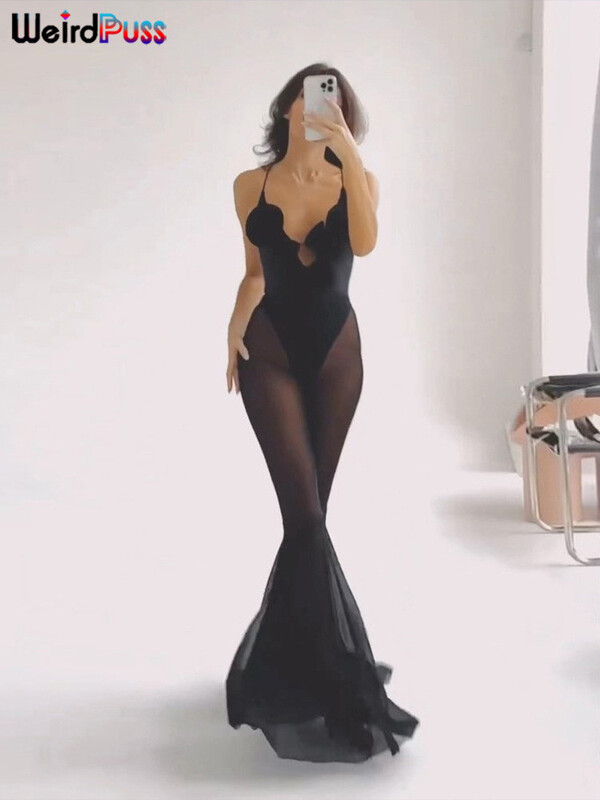 nibber Blossoms kombinezonai su V formos iškirpte, moteriški kombinezonai be rankovių be nugarų, ploni, elastingi tinkliniai, ploni, elastingi kombinezonai