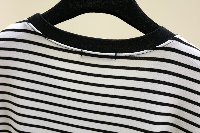 Jauna vasaras modāla nakts kleita Sieviešu naktskrekli Big Yards guļamkrekli Īsām piedurknēm naktskrekls Svītraina Sieviešu guļamveļa naktskleita