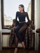 Hipster šaurs kombinezons, sievietes pusnakts kombinezons, ielas apģērbs ar O veida izgriezumu, garām piedurknēm rāvējslēdzējs