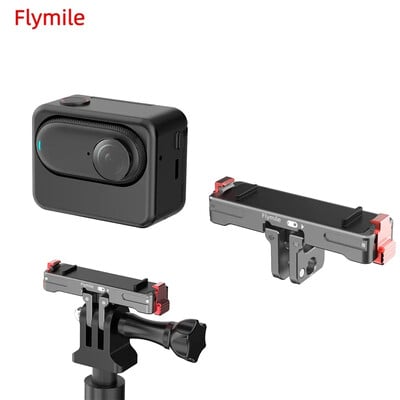 Flymile Adaptor magnetic cu eliberare rapidă Suporturi de montare pentru Insta360 Go 3S/3 Baza de îndepărtare Suporturi de protecție Accesoriu pentru camera de acțiune