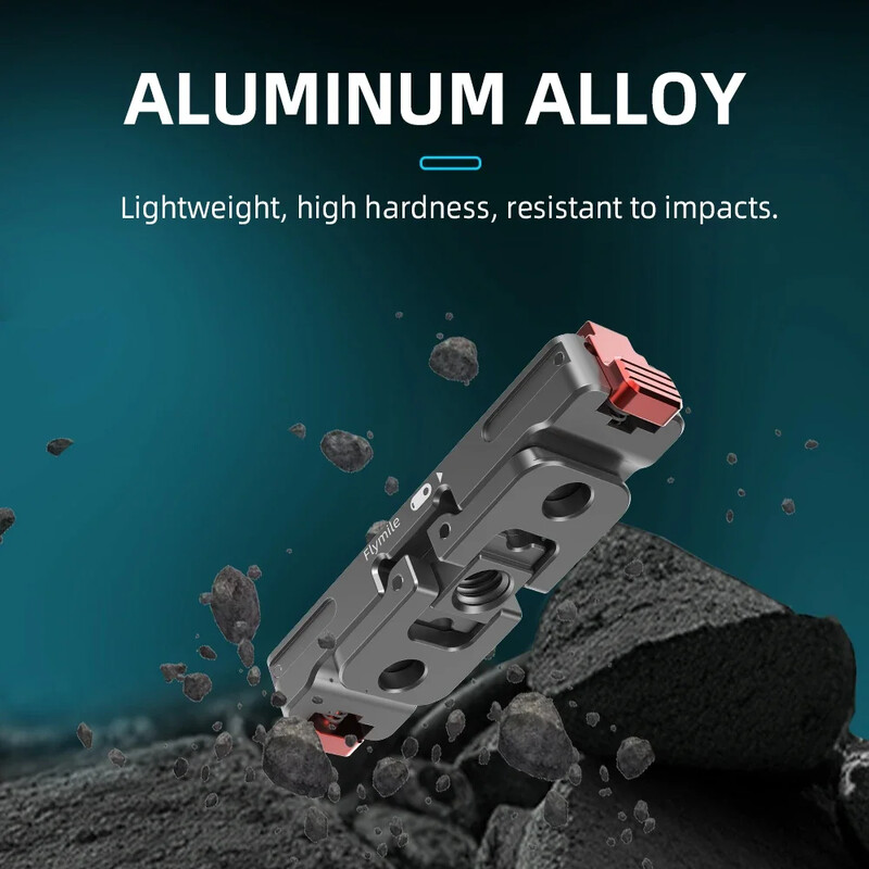 „Flymile“ magnetinio greito atlaisvinimo adapterio tvirtinimo laikikliai, skirti „Insta360 Go 3S/3“, nuimami pagrindo apsauginiai laikikliai veiksmo kameros priedas