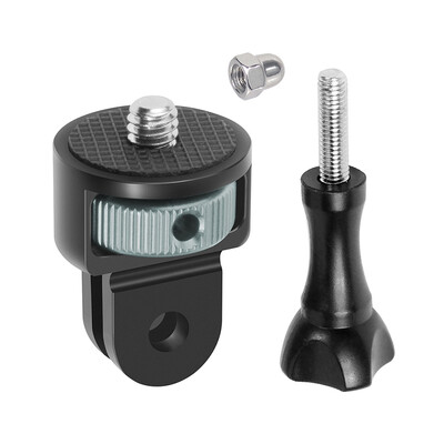 Universāls 1/4 skrūves pārveidotāja stiprinājuma mini statīva adapteris 360 grozāms w M5 īkšķskrūve Gopro Insta360 X4 X3 DJI darbības kamerai