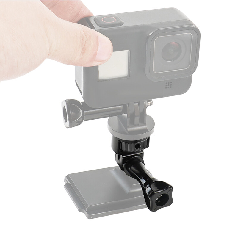 Universāls 1/4 skrūves pārveidotāja stiprinājuma mini statīva adapteris 360 grozāms w M5 īkšķskrūve Gopro Insta360 X4 X3 DJI darbības kamerai