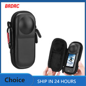 BRDRC laikymo krepšys, skirtas Insta360 X4 fotoaparatui, PU/nailoninis mini nešiojimo krepšys, apsauginis apvalkalas, lauko dėžutės fotografavimo priedai