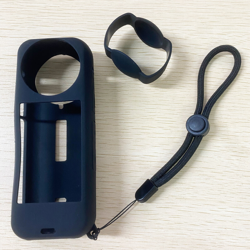 Silikona aizsargvāciņš priekš Insta360 X4 ar Insta 360 X4 objektīva vāciņu Insta360 X4 piederumiem