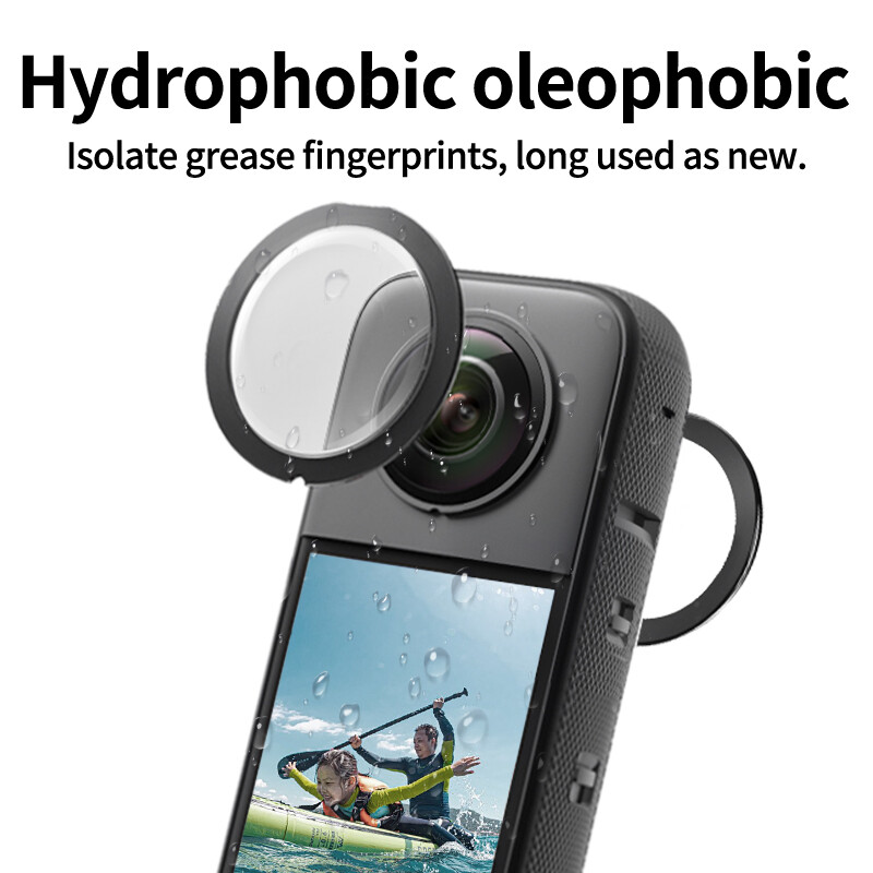 Insta360 X3 objektīva aizsargu aizsargs priekš Insta 360 ONE X3 piederumu objektīva Ca vāciņa aizsardzības komplekti 90% gaismas caurlaidība