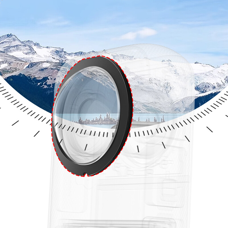 Insta360 X3 objektīva aizsargu aizsargs priekš Insta 360 ONE X3 piederumu objektīva Ca vāciņa aizsardzības komplekti 90% gaismas caurlaidība