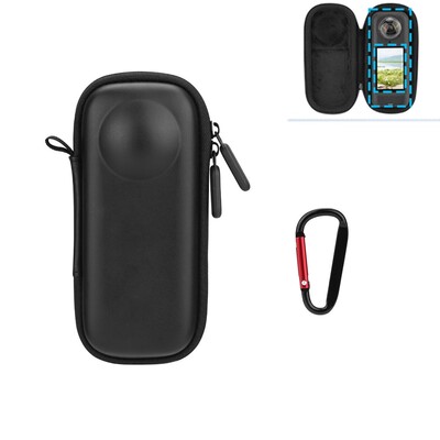 Uzglabāšanas futrālis Insta360 X4 pret skrāpējumiem, triecienu absorbcijas aizsardzības soma Insta 360X4 sporta kameras piederumiem