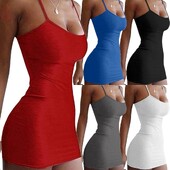 Vienkrāsains sieviešu naktskrekls, seksīgs, bez piedurknēm, sieviešu guļamveļa, spageti siksniņa, naktsveļa, mājas apģērbs, pidžama, 2024