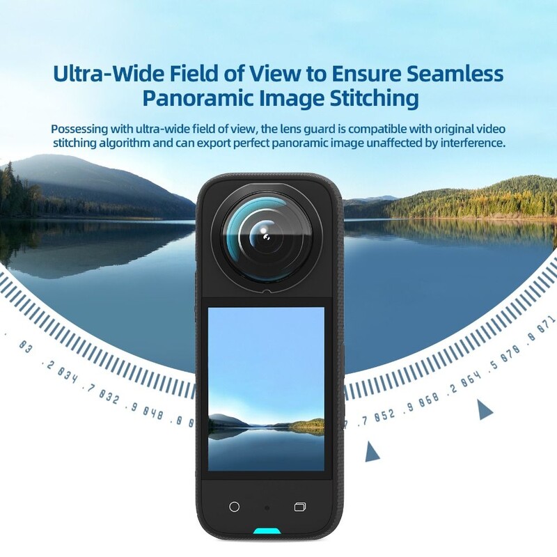 Insta360 X3 ragadós lencsevédőkhöz Dual-Lens 360 Mod Insta 360 X3 Protector Tartozékok Új