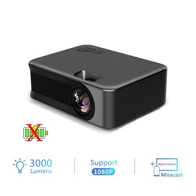 A30 MINI Проектор Поддържа 1080P Smart TV WIFI Преносимо домашно кино Синхронизиране на Android телефон Beamer LED за 4k филм
