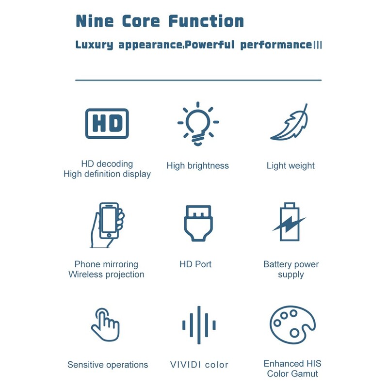 Υποστήριξη προβολέα A30 MINI 1080P Smart TV WIFI Φορητό Home Theater Cinema Sync Android Phone Beamer LED για ταινία 4k