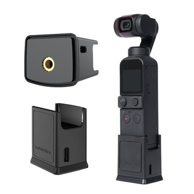 Joogikõlbulik Gimbal-kaamera Type-C laadimisaluse 1/4 kinnitusadapter DJI POCKET 2 jaoks OSMO POCKET-kaamera tarvikute jaoks