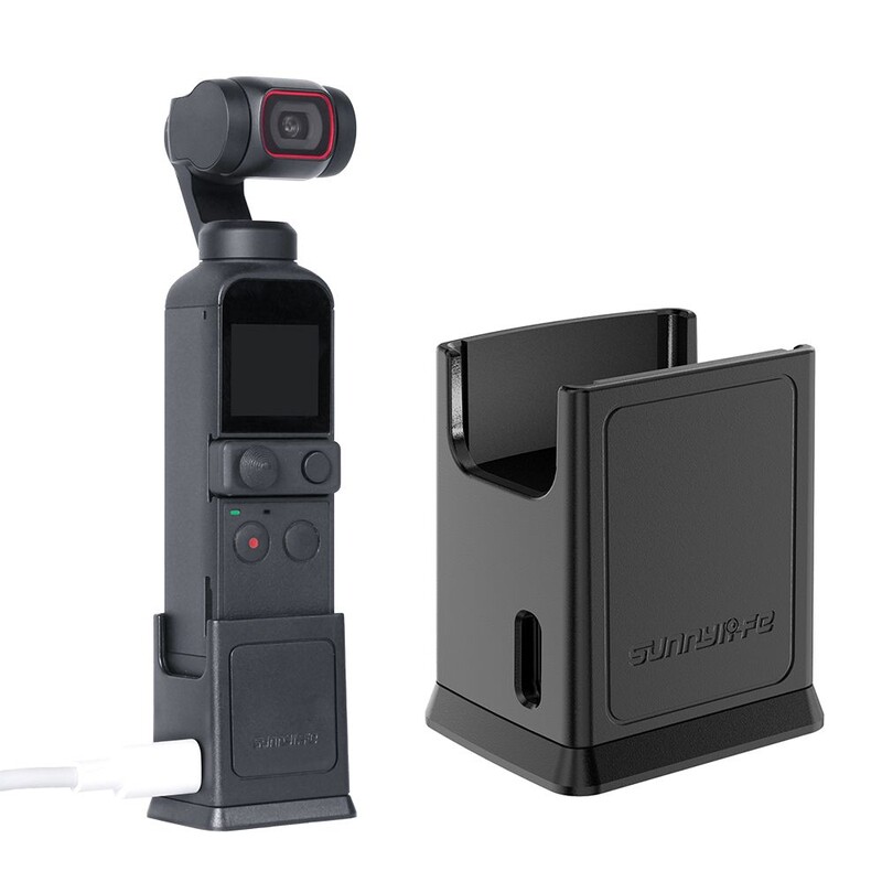 Joogikõlbulik Gimbal-kaamera Type-C laadimisaluse 1/4 kinnitusadapter DJI POCKET 2 jaoks OSMO POCKET-kaamera tarvikute jaoks