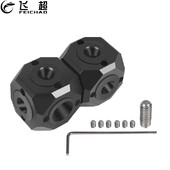 1/4" 3/8" varžtų skylės laikiklis Magiškas kubinis tvirtinimo adapteris, skirtas Gopro 13 12 11 veiksmo kamera, skirta DSLR fotoaparato narveliui, blykstės šviesos trikojis